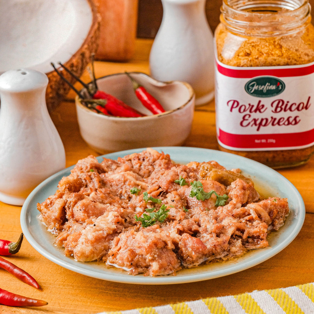Josefina’s Pork Bicol Express | Authentic Bicolano Spicy Pork in Coconut Cream | Ready-to-Eat Filipino Favorite