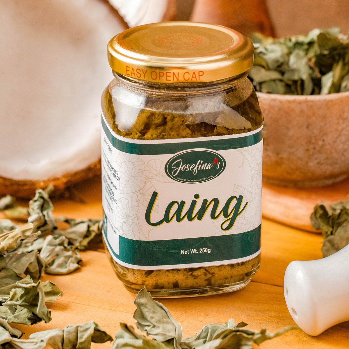 Josefina’s Laing (Bestseller) | With Pork & Alamang | Authentic Bicolano Gata Dish