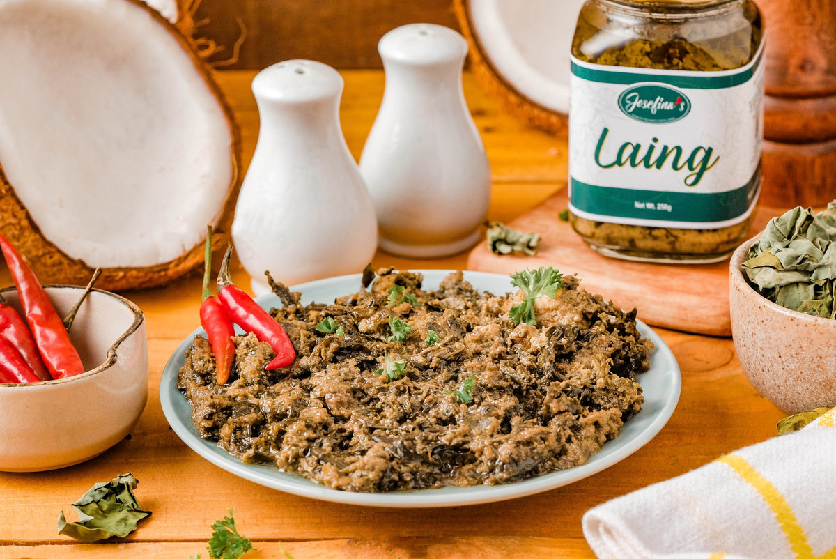 Josefina’s Laing (Bestseller) | With Pork & Alamang | Authentic Bicolano Gata Dish