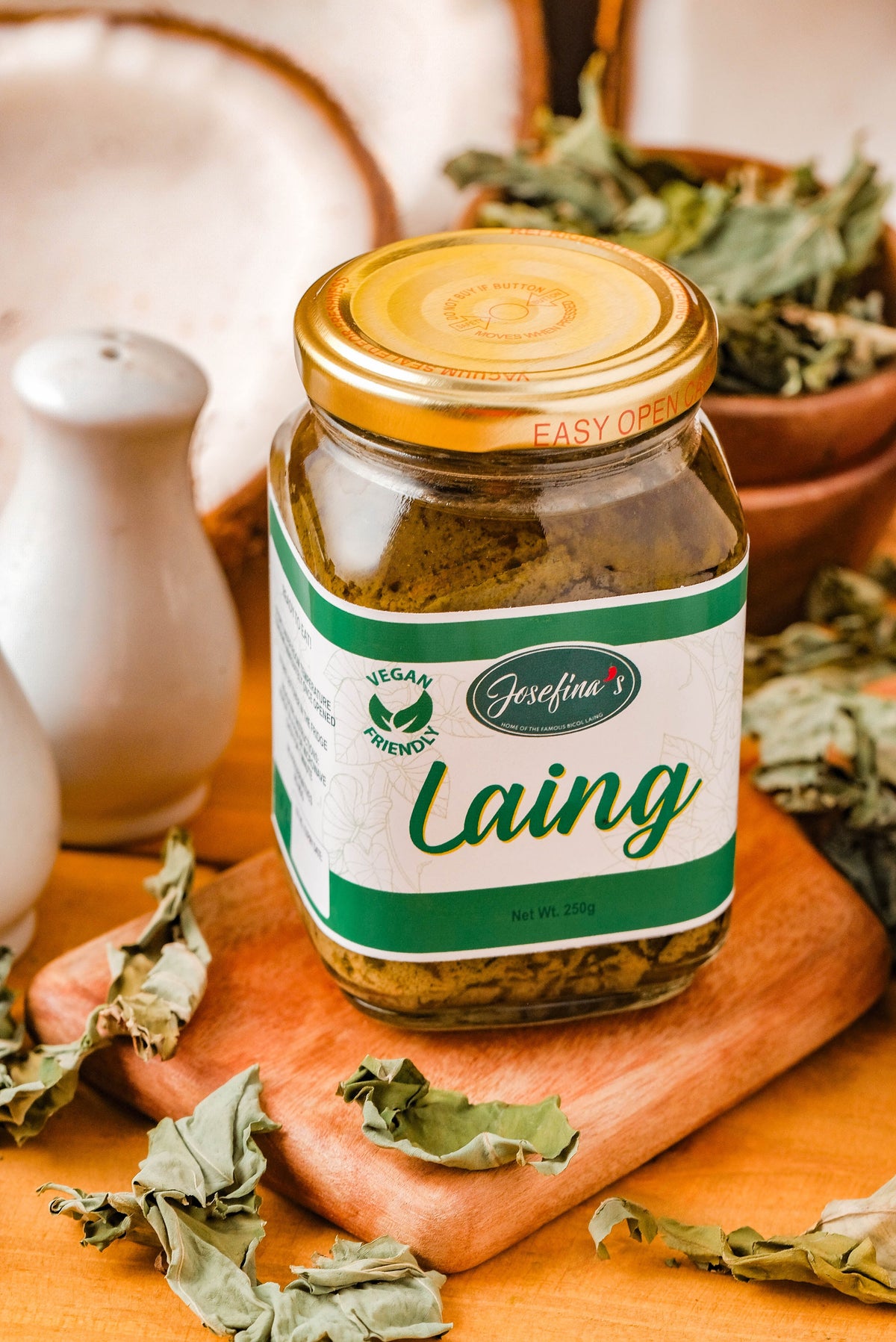 Josefina's Classic or Vegetarian Laing | Vegan | 100% Plant-Based | Ready-to-Eat Filipino Dish