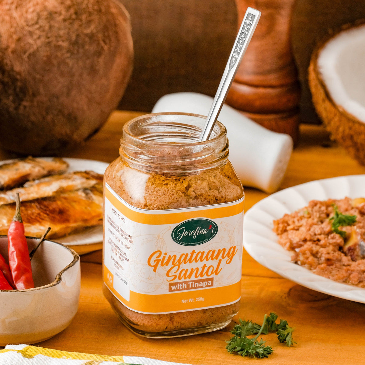 [TRIO] Josefina's No Pork Sampler Set - Laing-Tinapa, Ginataang Santol-Tinapa, Ginataang Tulingan